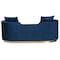 Baxton Studio Deserae Glam and Luxe Navy Blue Velvet and Brushed Gold Metal Sofa 244-13618-ZORO - alternate 10